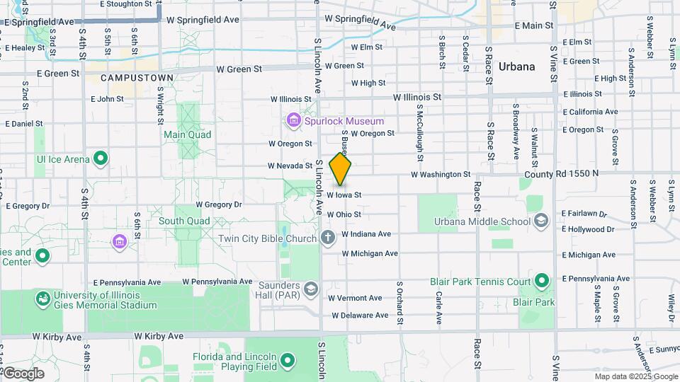 802 W Iowa St Map and Location Details