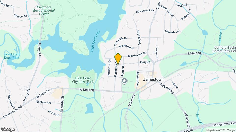 212 Forestdale Dr Map and Location Details
