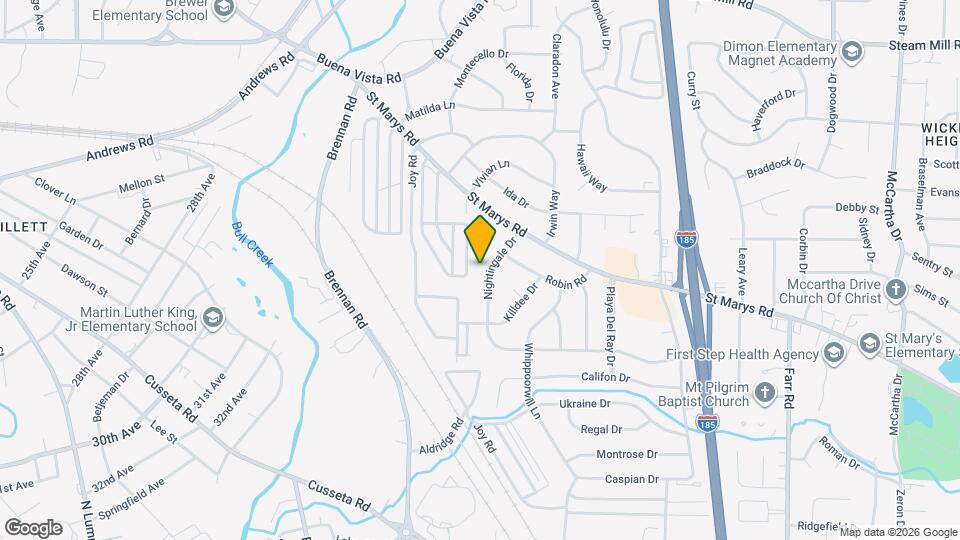 251 Nightingale Dr Map and Location Details