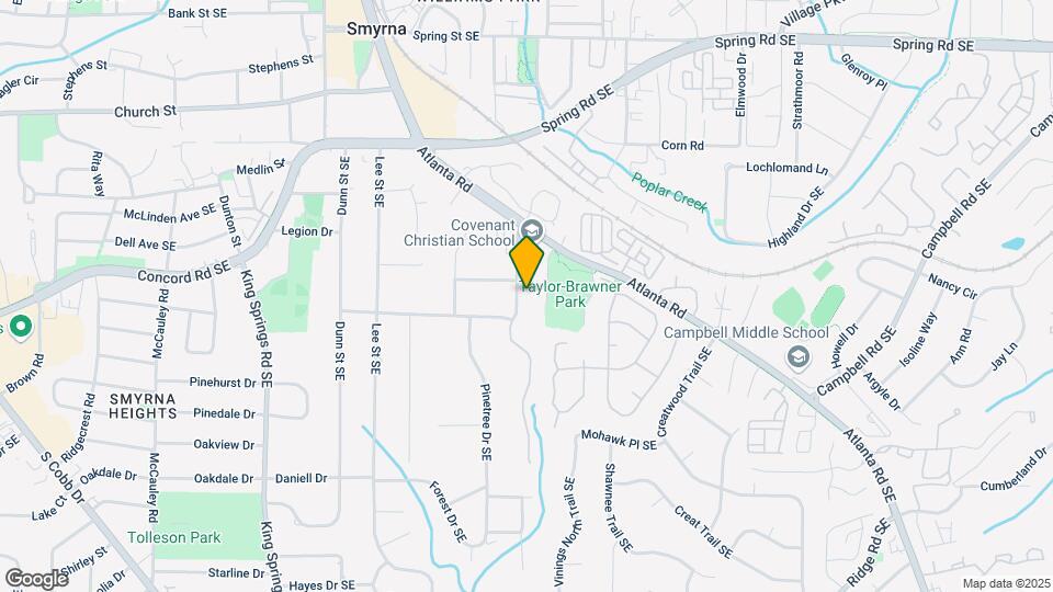 1534 Collier Dr SE Map and Location Details