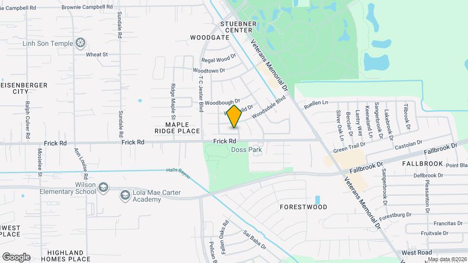 2506 Lemonwood Ln Map and Location Details