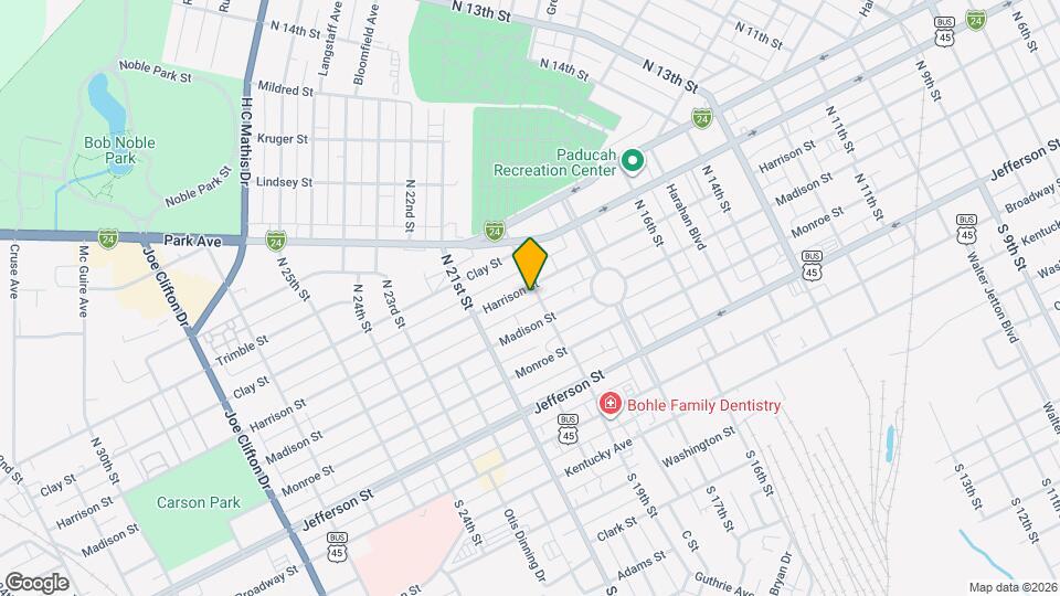 1902 Harrison St Map and Location Details