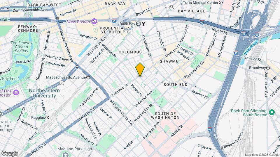 664 Tremont St Map and Location Details