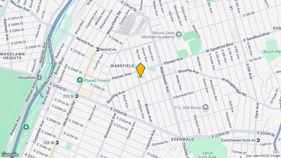 4218 Bruner Ave Map and Location Details