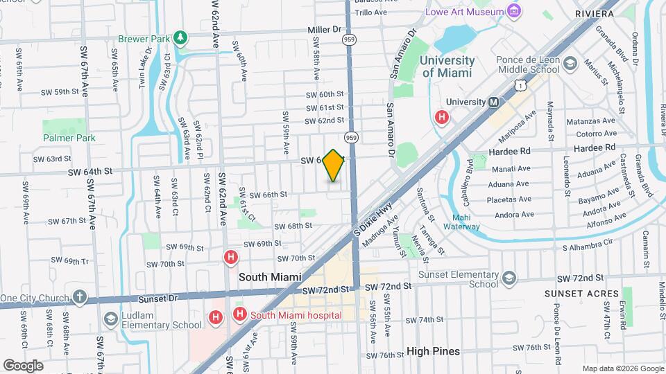 6531 SW 57th Pl Map and Location Details