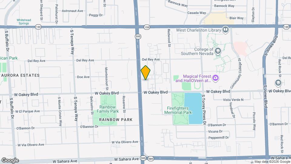 1750 S Rainbow Blvd Map and Location Details