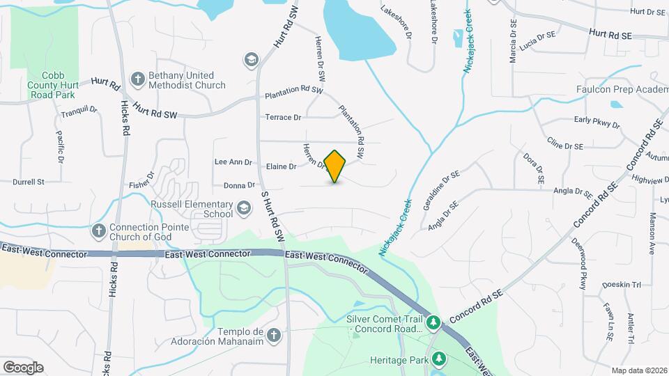 258 Plantation Rd SW Mapa y Detalles de la Ubicación