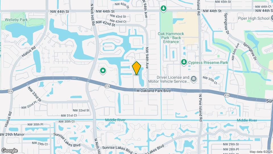 3550 NW 95th Terrace Map and Location Details