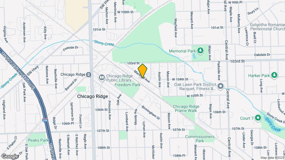 6045 Marshall Ave Map and Location Details