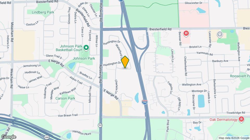 1161 Hawthorne Ln Map and Location Details