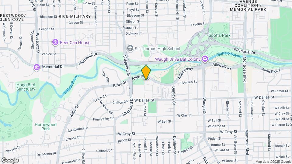 Hanover Buffalo Bayou Mapa y Detalles de la Ubicación