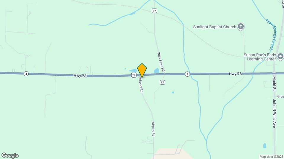 1720 Airport Rd Map and Location Details