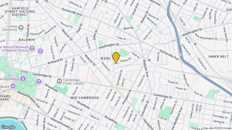 10 Taunton St, Unit 2 Map and Location Details