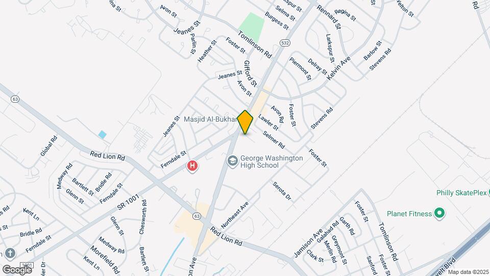 10201 Bustleton Ave, Unit A1 Map and Location Details