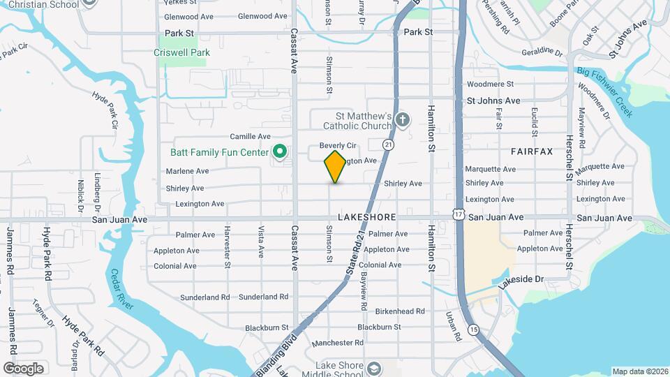4774 Shirley Ave Map and Location Details
