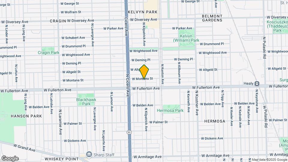 2416-2426 N Kilpatrick Ave Map and Location Details