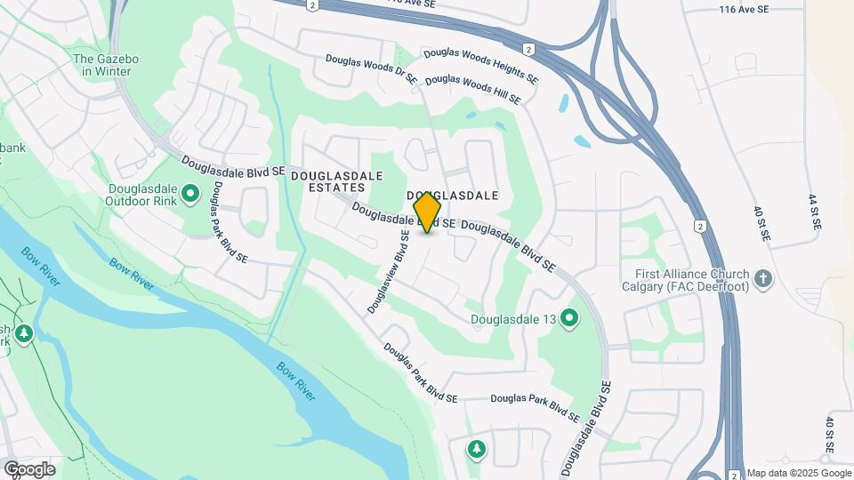 123 Douglasview Bay SE Map and Location Details