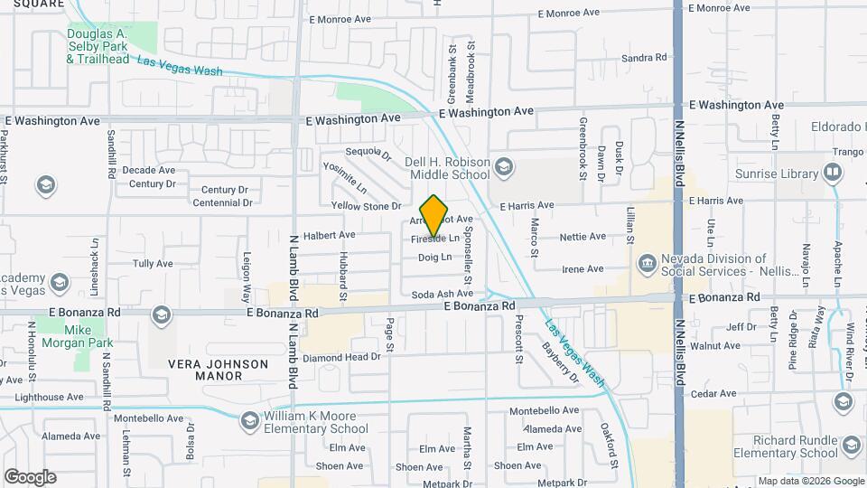 4541 Fireside Ln Mapa y Detalles de la Ubicación
