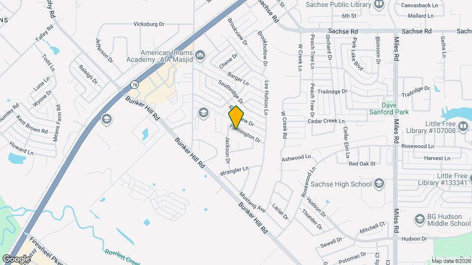 2616 Pennington Dr Map and Location Details