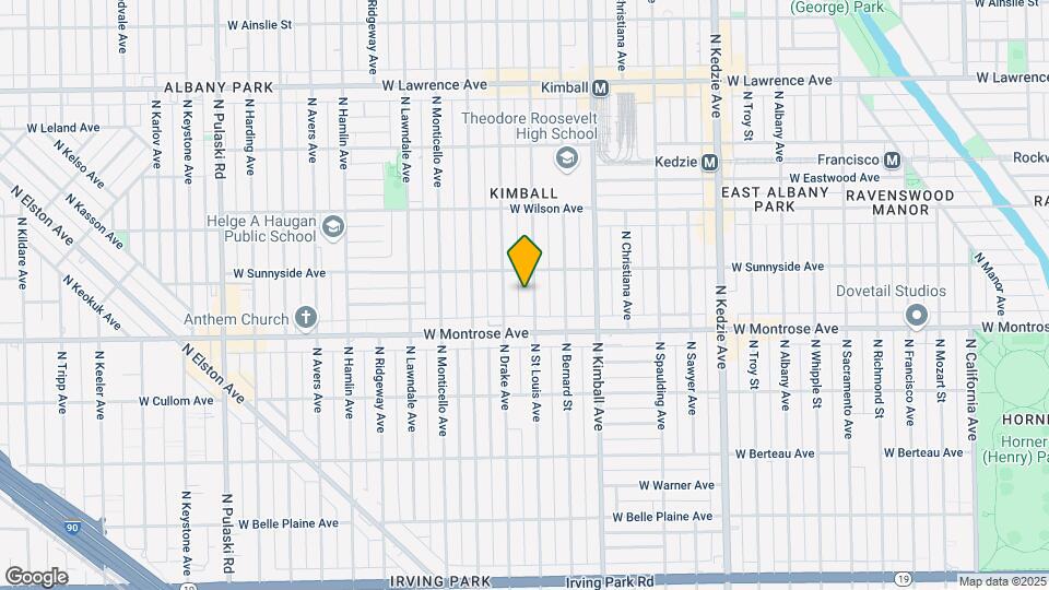 4436 N Saint Louis Ave Mapa y Detalles de la Ubicación