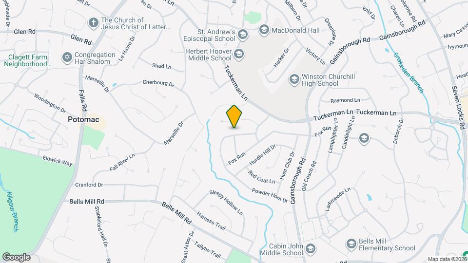 11200 Powder Horn Dr Map and Location Details