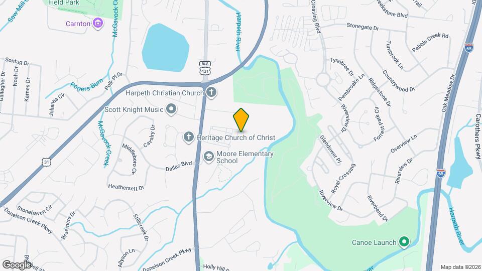 412 Meadowcrest Cir Map and Location Details
