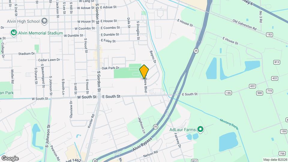 1500 Bellaire Blvd Map and Location Details