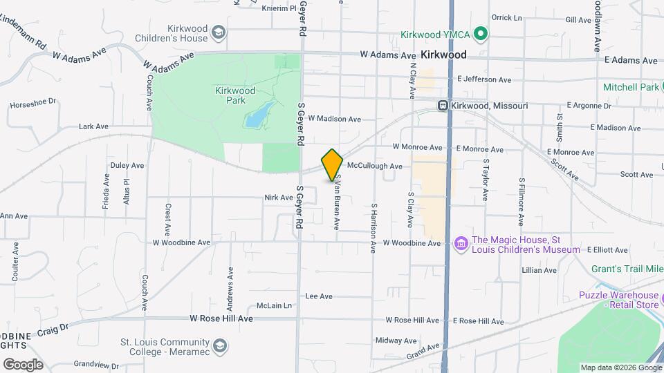 419 S Van Buren Ave Mapa y Detalles de la Ubicación