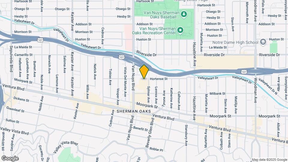4555 Sylmar Ave Map and Location Details
