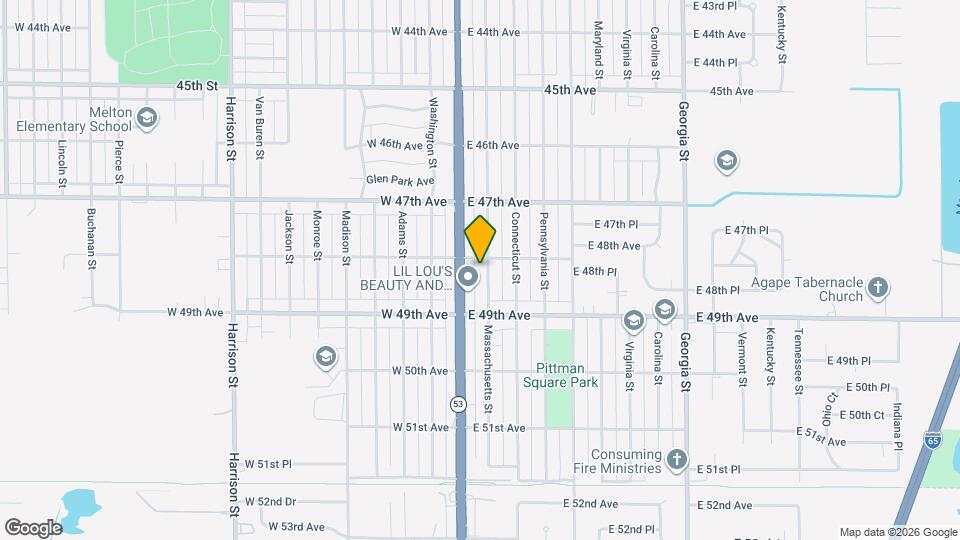 4816 Massachusetts St Map and Location Details