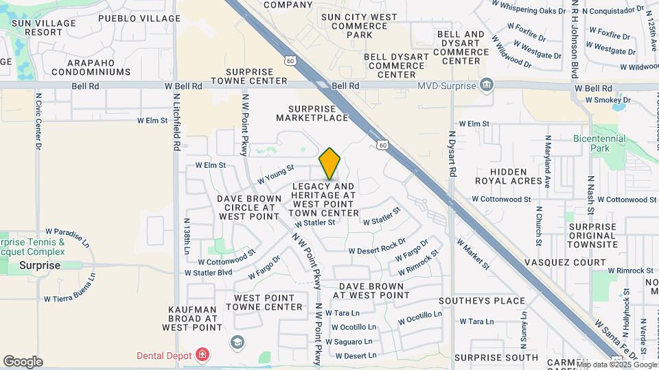 13455 W Canyon Creek Dr Map and Location Details