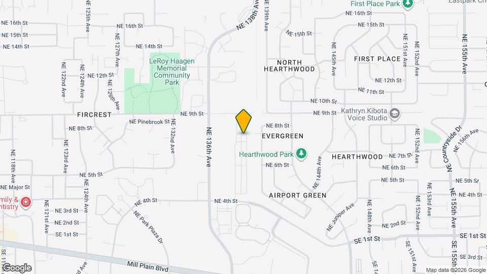 712 NE 138th Pl Map and Location Details