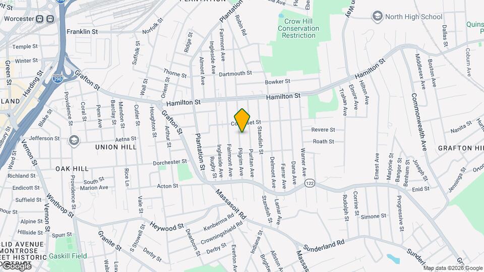 155 Pilgrim Ave, Unit 1 Map and Location Details