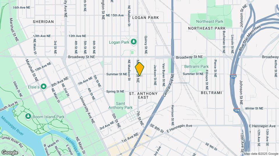 647 Monroe St NE Map and Location Details
