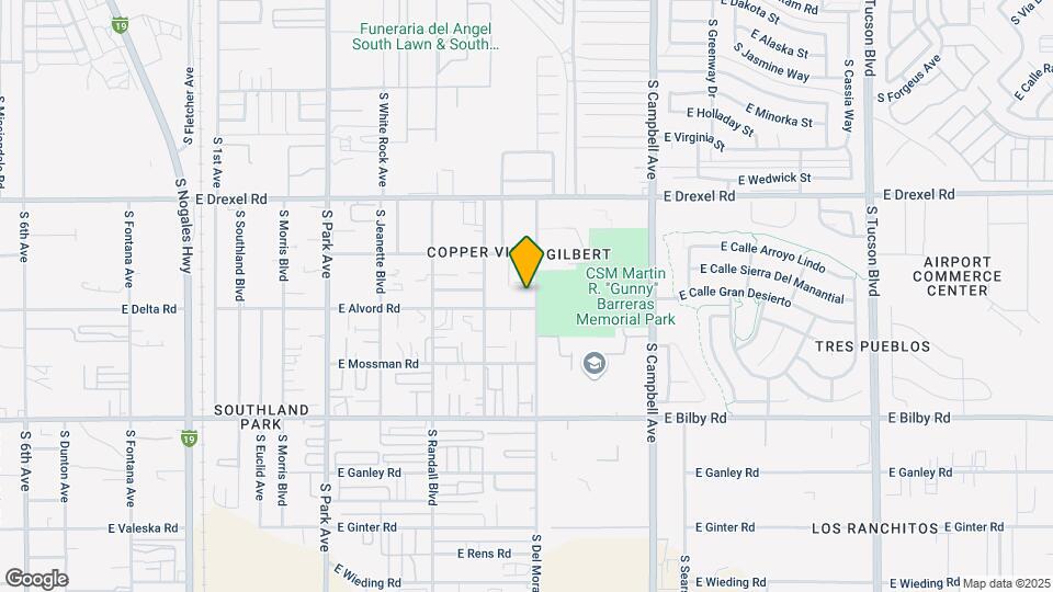 5880 S Del Moral Blvd Map and Location Details