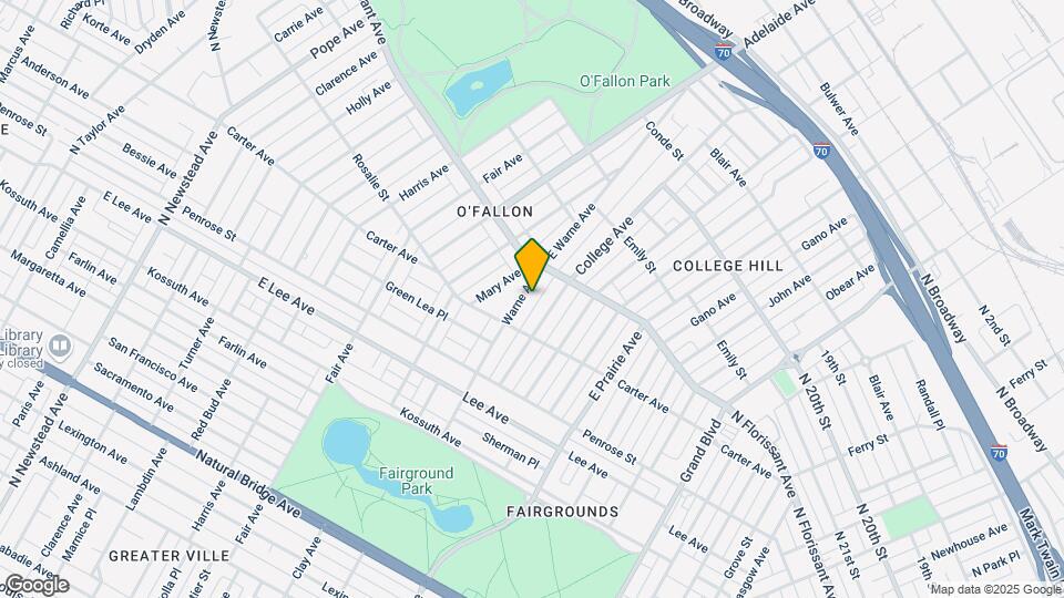 4336-4338 Warne Ave Mapa y Detalles de la Ubicación