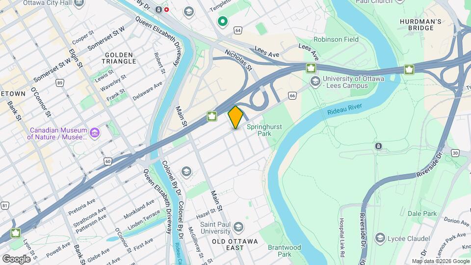 135 Concord St S Map and Location Details