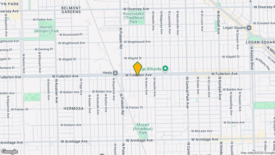 2353 N Springfield Ave Map and Location Details