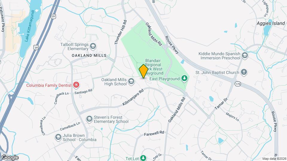 9419 Merryrest Rd Map and Location Details