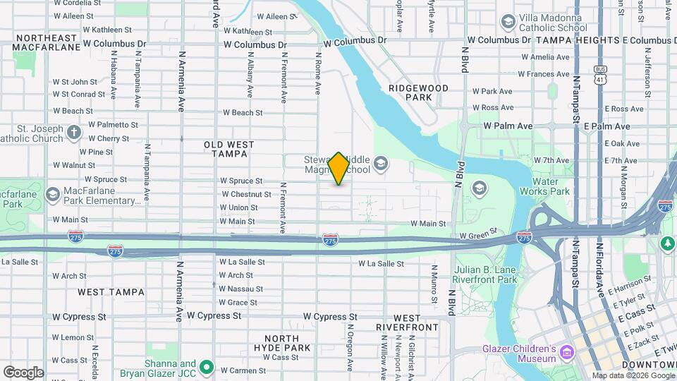 1509 W Chestnut St Map and Location Details