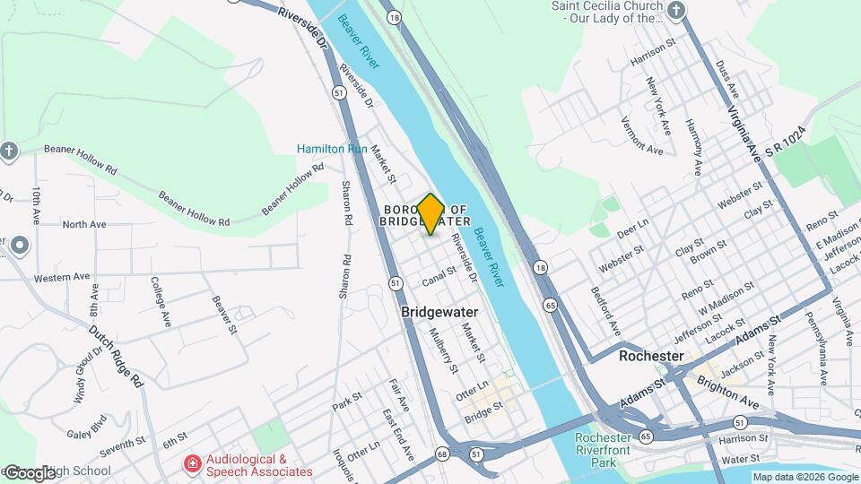 1100 Market St Map and Location Details