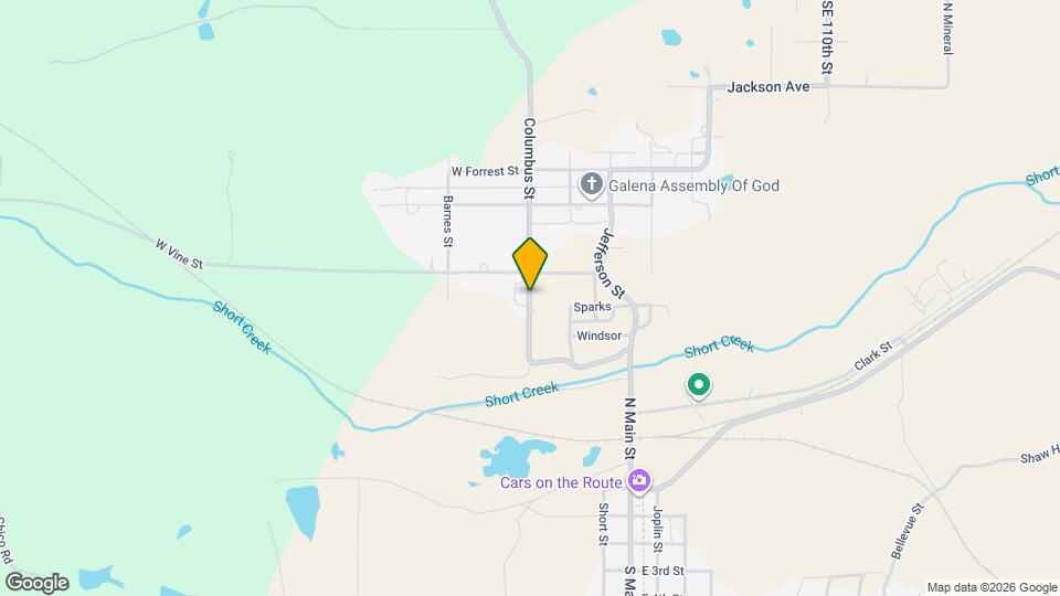 712 Columbus St Map and Location Details