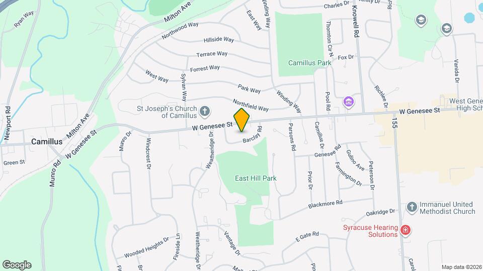 118 Barclay Rd Map and Location Details