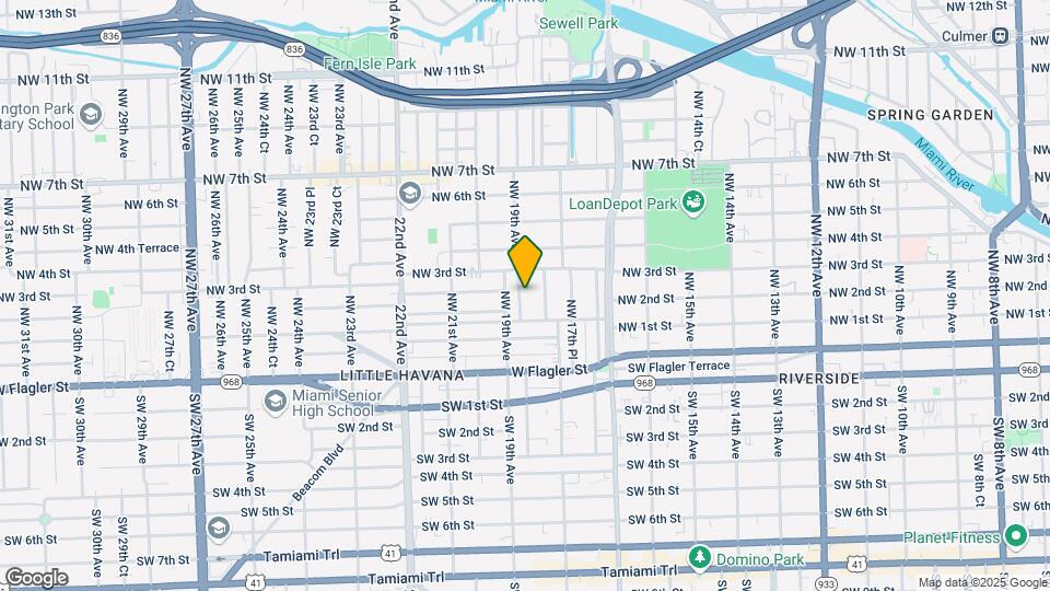 151 NW 18th Ave Map and Location Details
