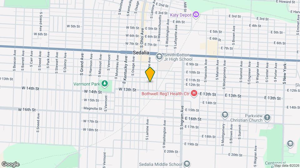 1203 S Lamine Ave Map and Location Details