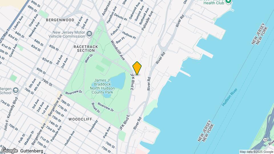 8800 Boulevard East, Unit 4B Map and Location Details