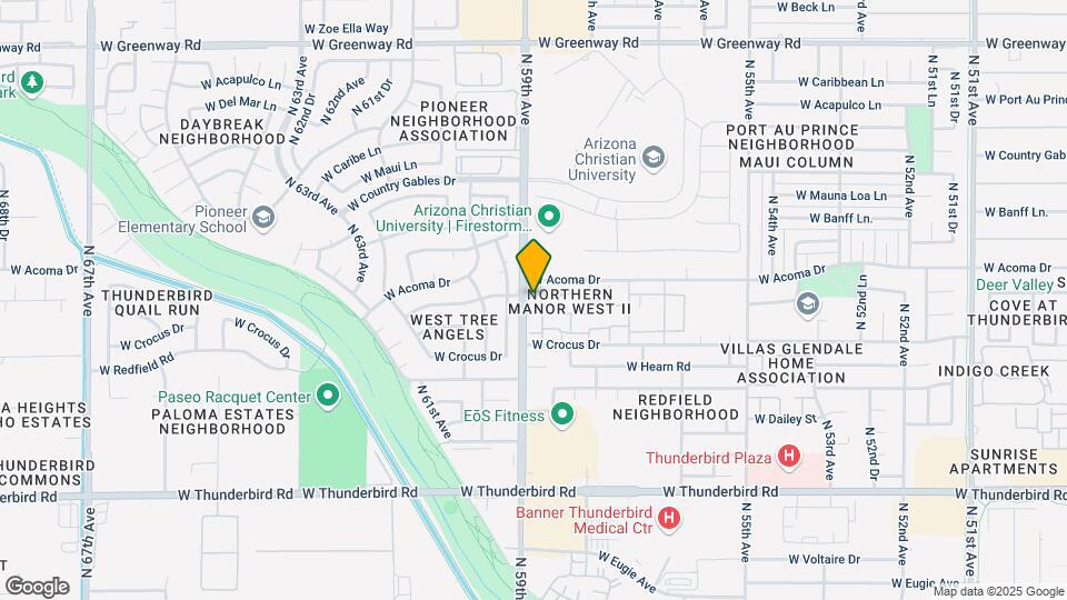 14466 N 58th Ln Map and Location Details
