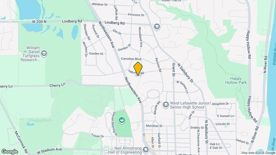 1431 Woodland Ave Map and Location Details