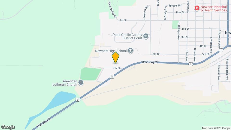 1600 W 7th St Map and Location Details