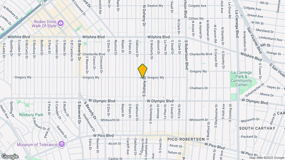 307 S Doheny Dr Mapa y Detalles de la Ubicación